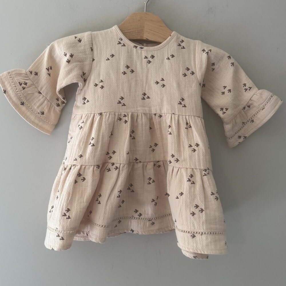 $36 ADD ON Quincy Mae bird print dress Janie‎ and Jack Zara Baby Gap Mini Boden